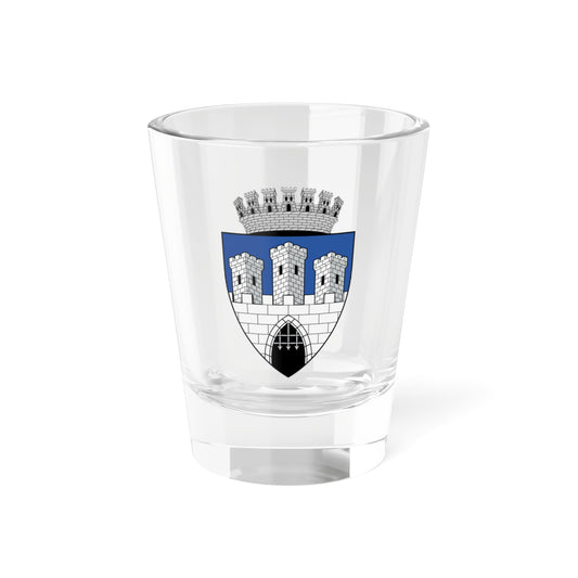 Coa Romania Town Cluj History (Oman) (Coat of Arms) Shot Glass 1.5oz