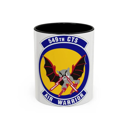 549th Combat Training Squadron (U.S. Air Force) Accent Coffee Mug 11oz Black - Go Mug Yourself