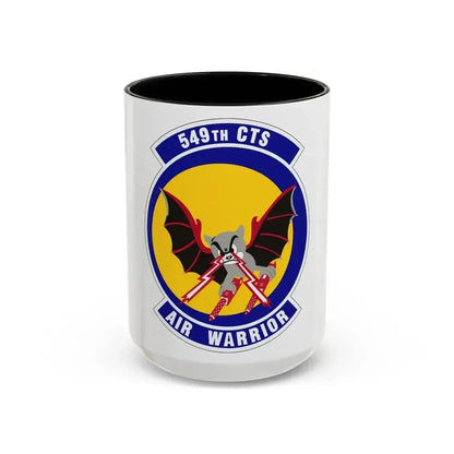 549th Combat Training Squadron (U.S. Air Force) Accent Coffee Mug 15oz Black - Go Mug Yourself