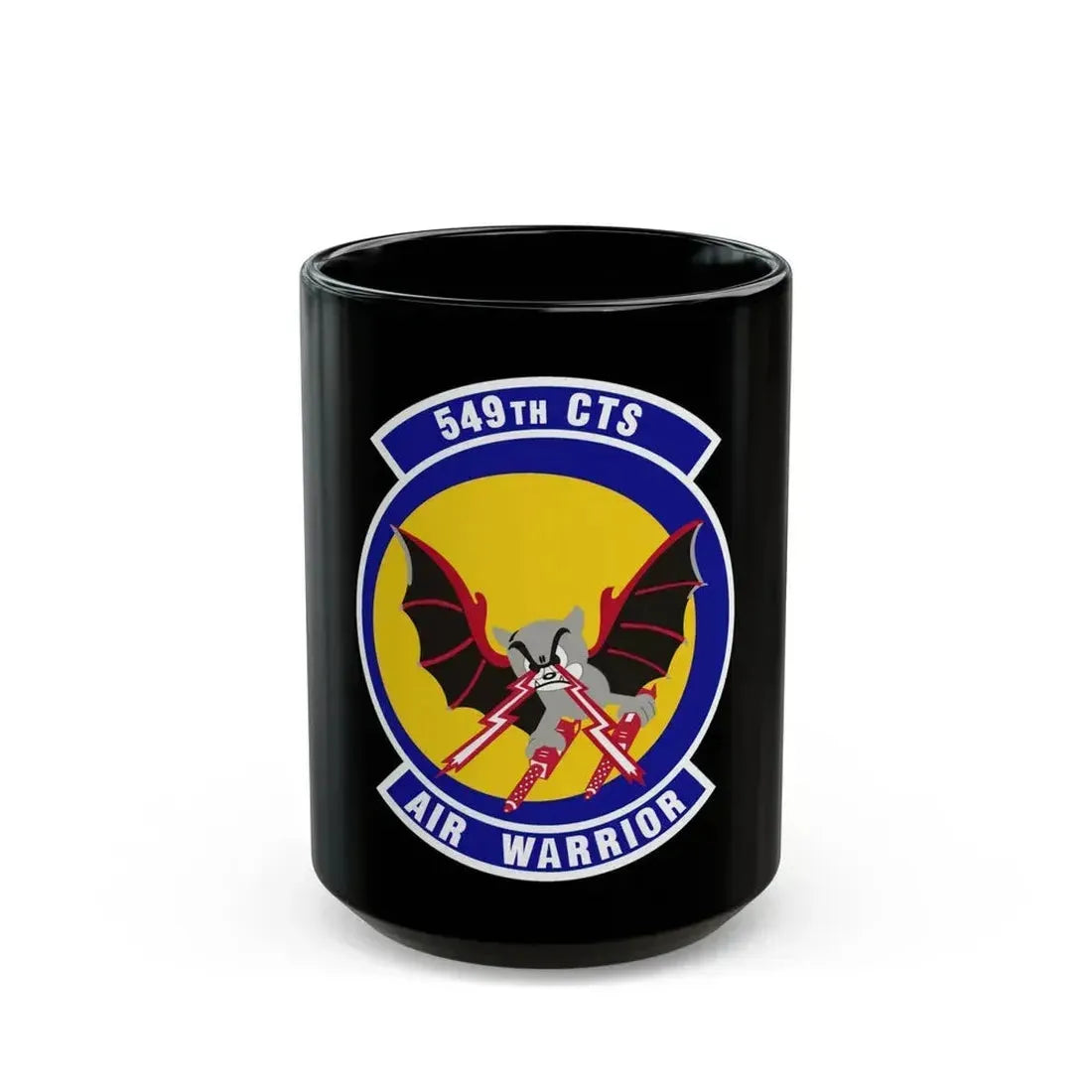 549th Combat Training Squadron (U.S. Air Force) Black Coffee Mug 15oz - Go Mug Yourself