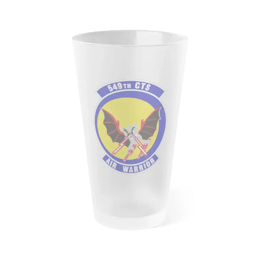 549th Combat Training Squadron (U.S. Air Force) Frosted Pint Glass 16oz 16oz Frosted - Go Mug Yourself