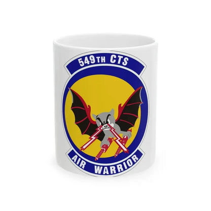 549th Combat Training Squadron (U.S. Air Force) White Coffee Mug 11oz - Go Mug Yourself