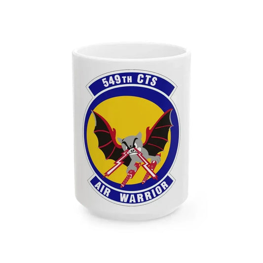 549th Combat Training Squadron (U.S. Air Force) White Coffee Mug 15oz - Go Mug Yourself