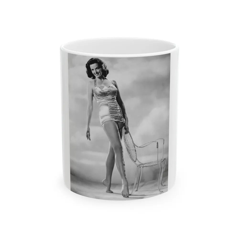 Jane Russell #154 (Vintage Female Icon) White Coffee Mug-11oz-Go Mug Yourself