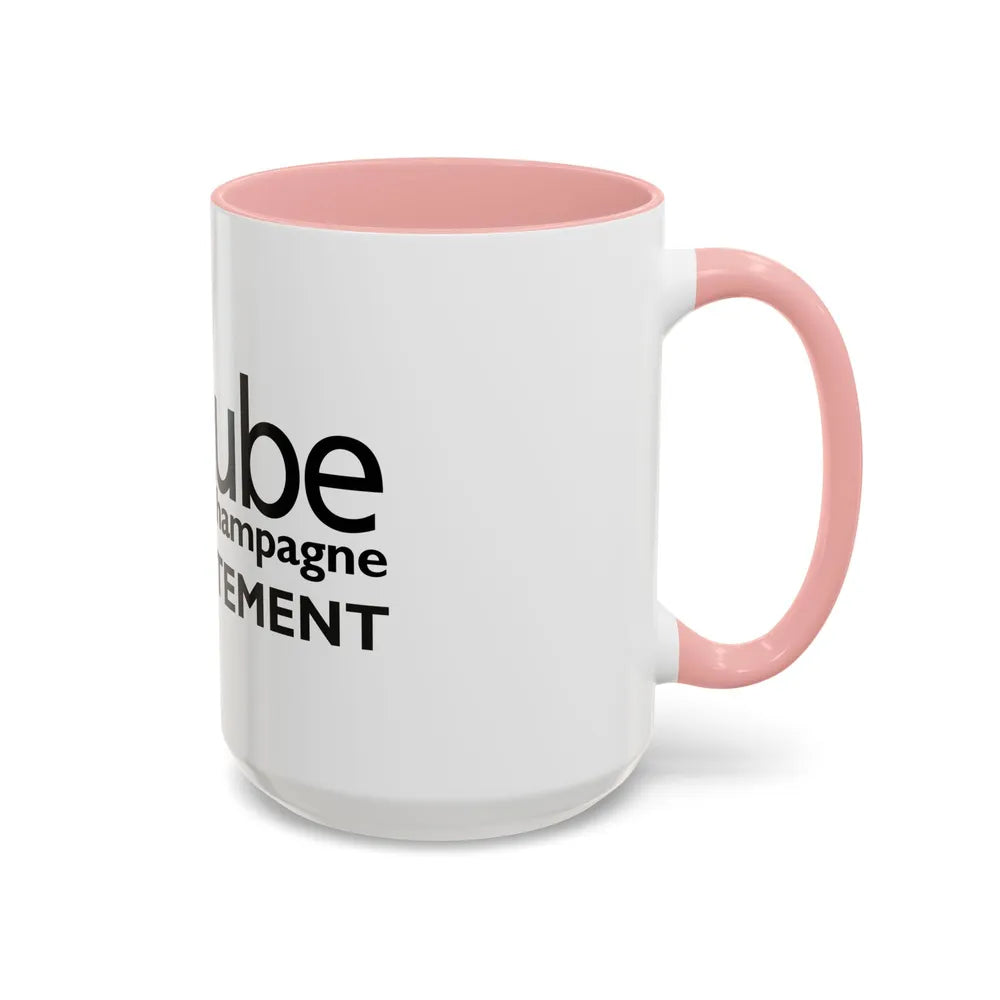 Flag of Aube France - Accent Coffee Mug-Go Mug Yourself