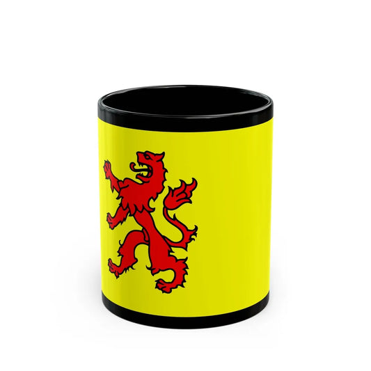 Flag of South Holland Netherlands - Black Coffee Mug-11oz-Go Mug Yourself