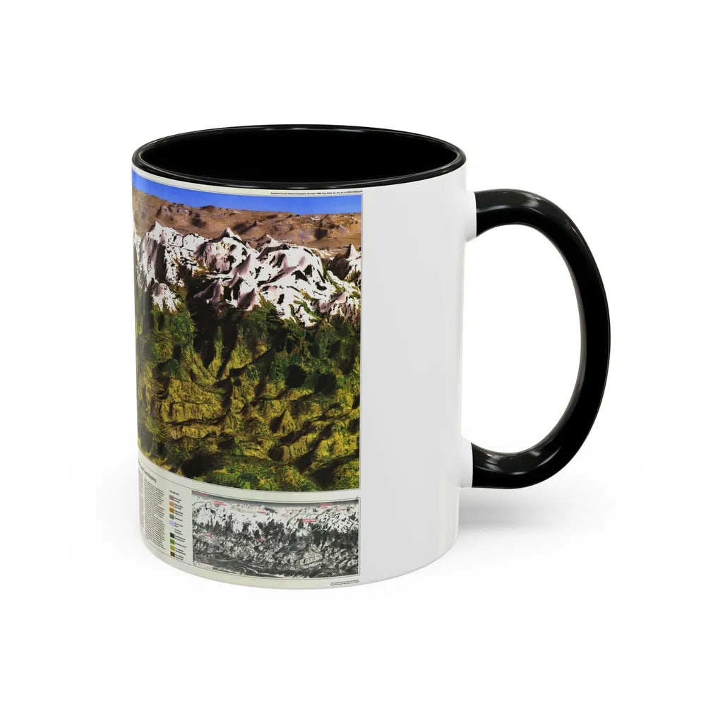 High Himalaya (1988) (Map) Accent Coffee Mug-Go Mug Yourself