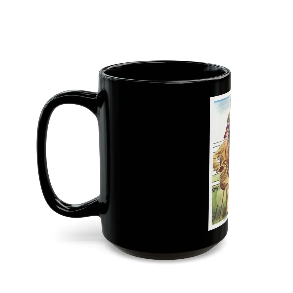 Fashion Illustration_1 - Black Coffee Mug-Go Mug Yourself