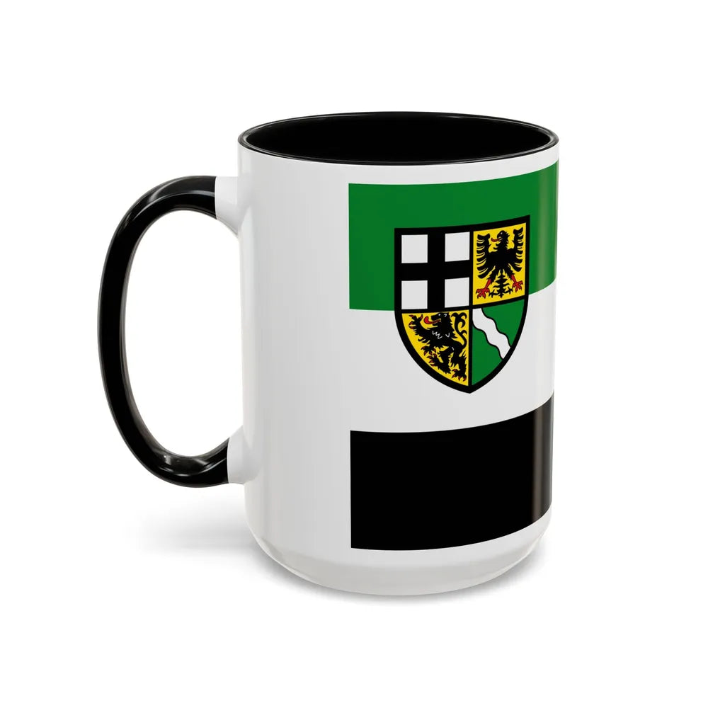 Flag of Ahrweiler Germany - Accent Coffee Mug-Go Mug Yourself