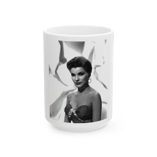 Debra Paget #425 1 (Vintage Female Icon) White Coffee Mug-15oz-Go Mug Yourself