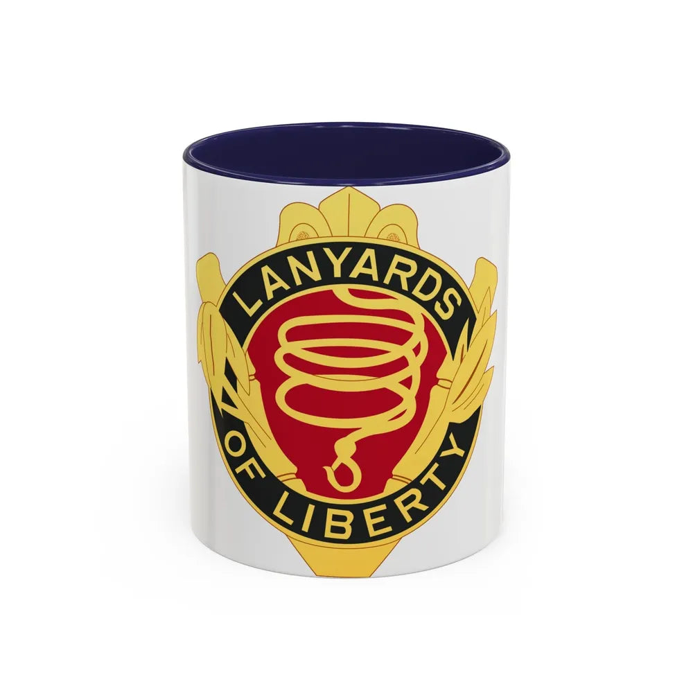 54th Artillery Group (U.S. Army) Accent Coffee Mug-11oz-Navy-Go Mug Yourself