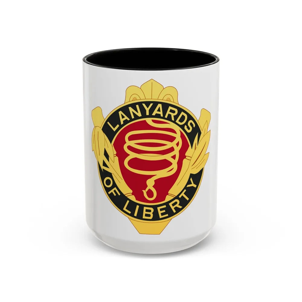 54th Artillery Group (U.S. Army) Accent Coffee Mug-15oz-Black-Go Mug Yourself