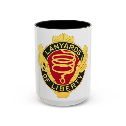 54th Artillery Group (U.S. Army) Accent Coffee Mug-15oz-Black-Go Mug Yourself