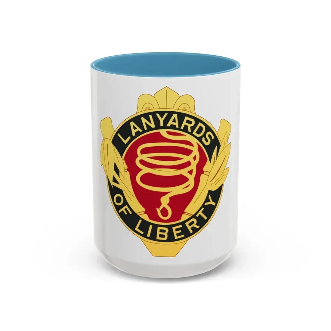 54th Artillery Group (U.S. Army) Accent Coffee Mug 15oz Light Blue - Go Mug Yourself