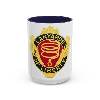 54th Artillery Group (U.S. Army) Accent Coffee Mug 15oz Navy - Go Mug Yourself