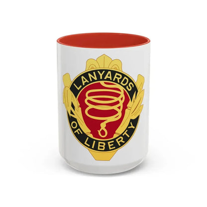 54th Artillery Group (U.S. Army) Accent Coffee Mug 15oz Red - Go Mug Yourself