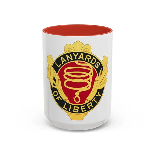 54th Artillery Group (U.S. Army) Accent Coffee Mug 15oz Red - Go Mug Yourself