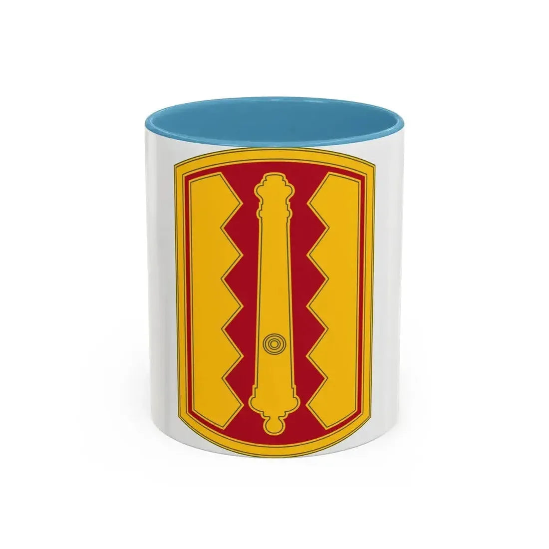 54th Field Artillery Brigade (U.S. Army) Accent Coffee Mug 11oz Light Blue - Go Mug Yourself
