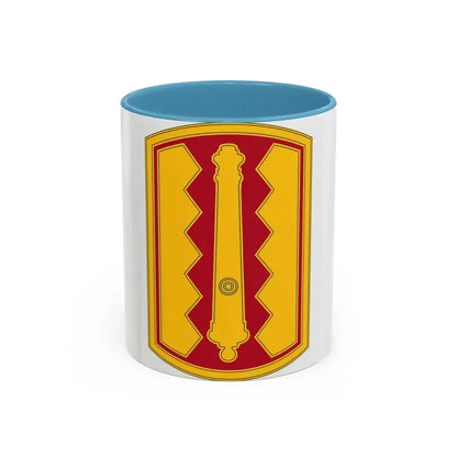 54th Field Artillery Brigade (U.S. Army) Accent Coffee Mug 11oz Light Blue - Go Mug Yourself