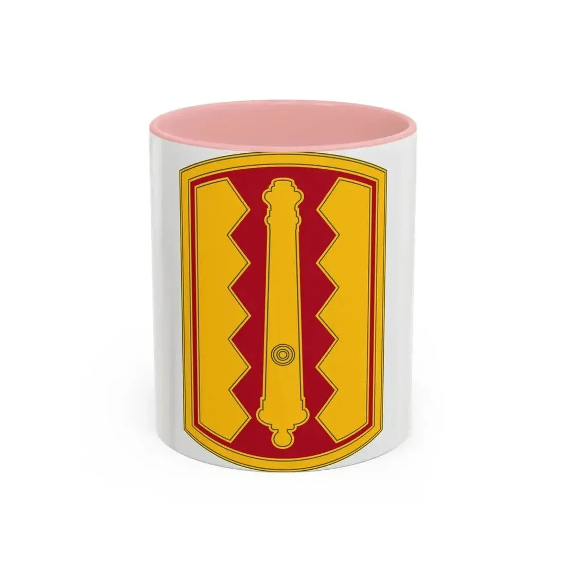 54th Field Artillery Brigade (U.S. Army) Accent Coffee Mug 11oz Pink - Go Mug Yourself