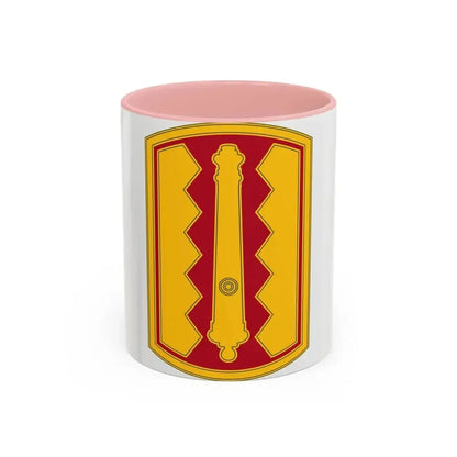 54th Field Artillery Brigade (U.S. Army) Accent Coffee Mug 11oz Pink - Go Mug Yourself