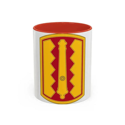 54th Field Artillery Brigade (U.S. Army) Accent Coffee Mug 11oz Red - Go Mug Yourself