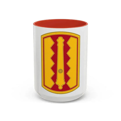 54th Field Artillery Brigade (U.S. Army) Accent Coffee Mug 15oz Red - Go Mug Yourself