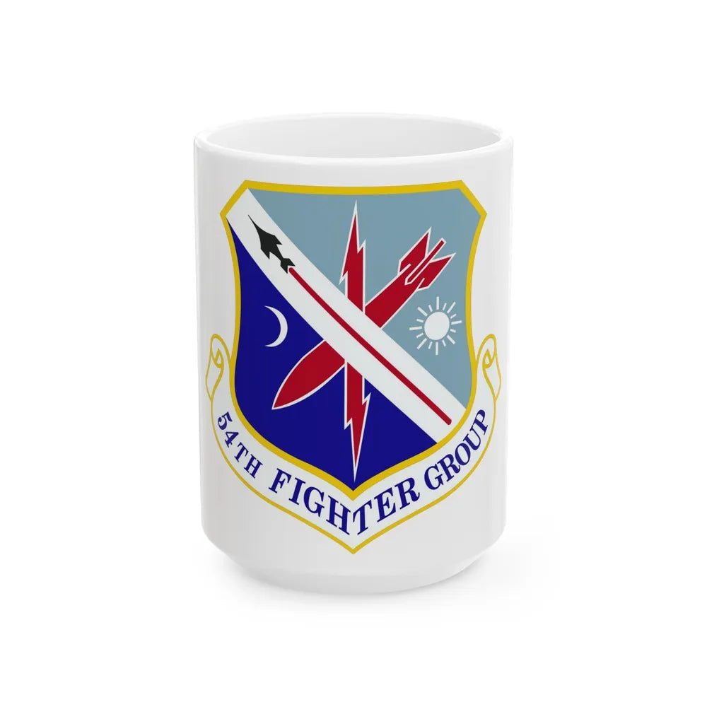 54th Fighter Group (U.S. Air Force) White Coffee Mug-15oz-Go Mug Yourself