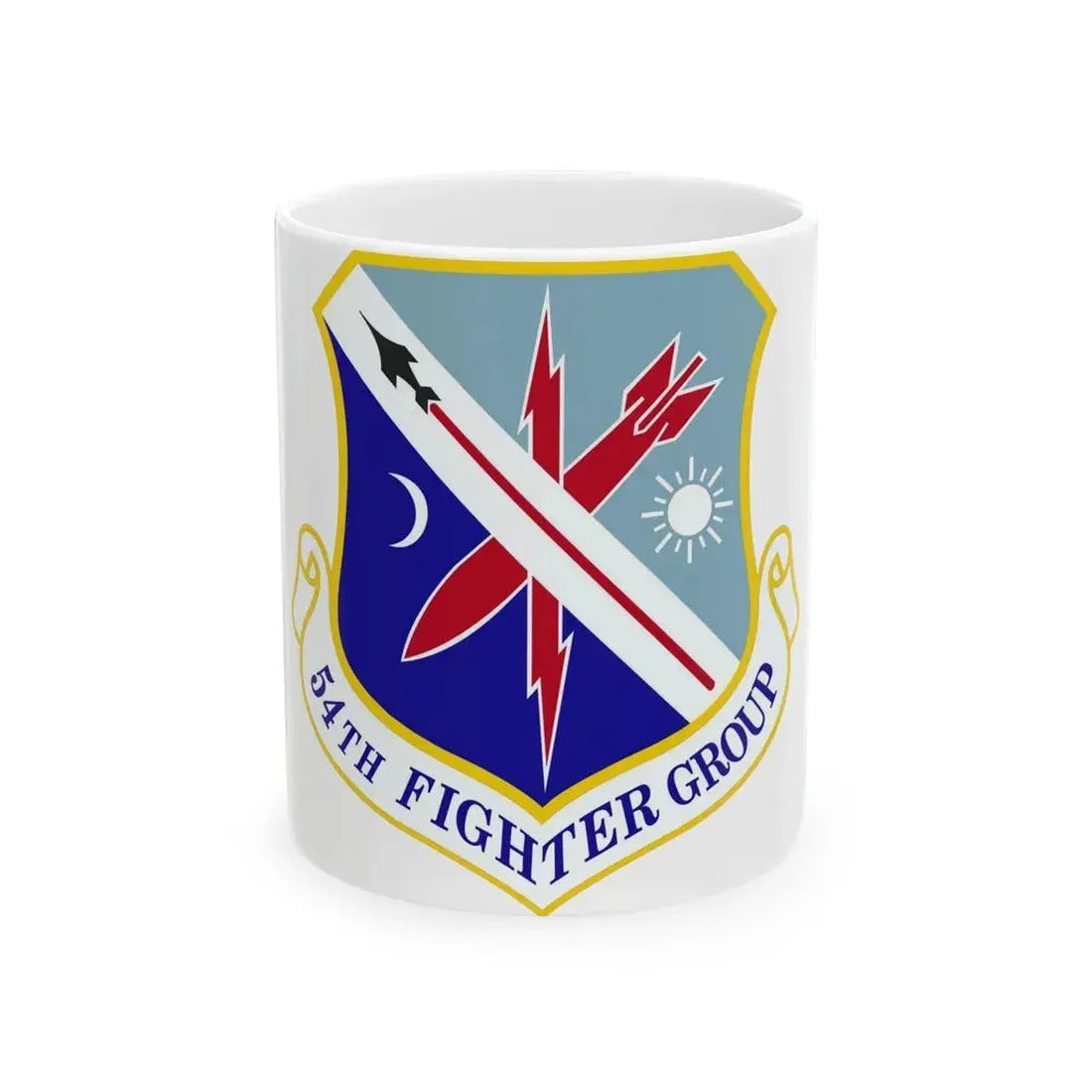 54th Fighter Group (U.S. Air Force) White Coffee Mug 11oz - Go Mug Yourself