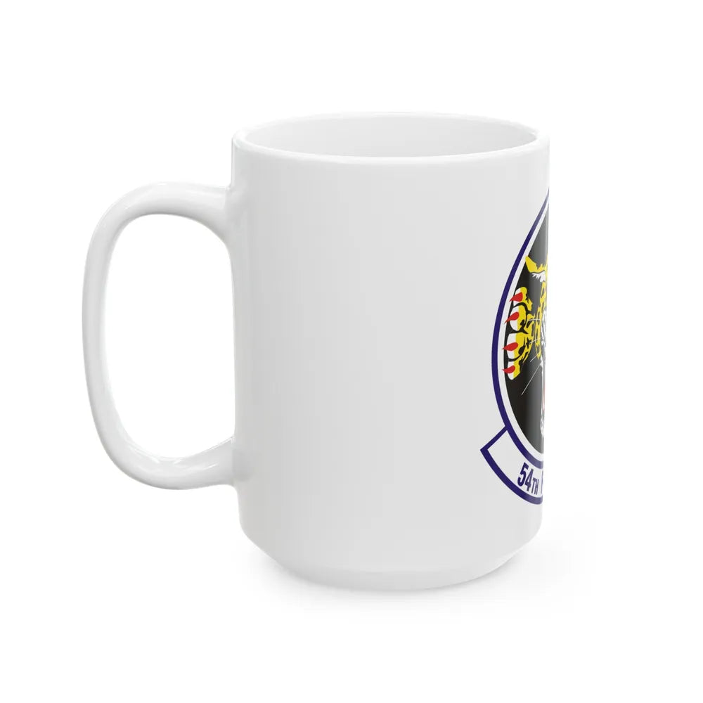 54th Fighter Squadron (U.S. Air Force) White Coffee Mug-Go Mug Yourself