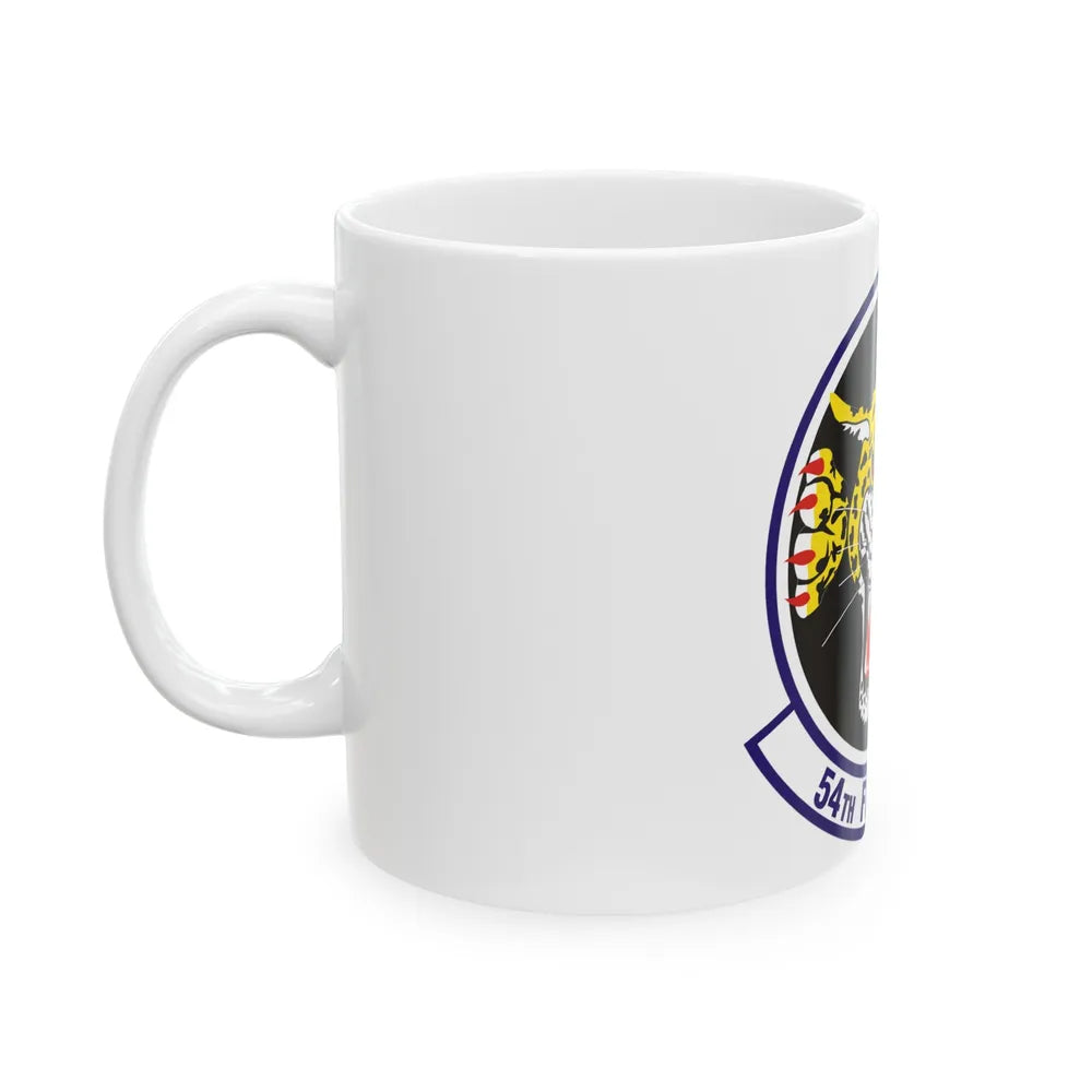 54th Fighter Squadron (U.S. Air Force) White Coffee Mug-Go Mug Yourself