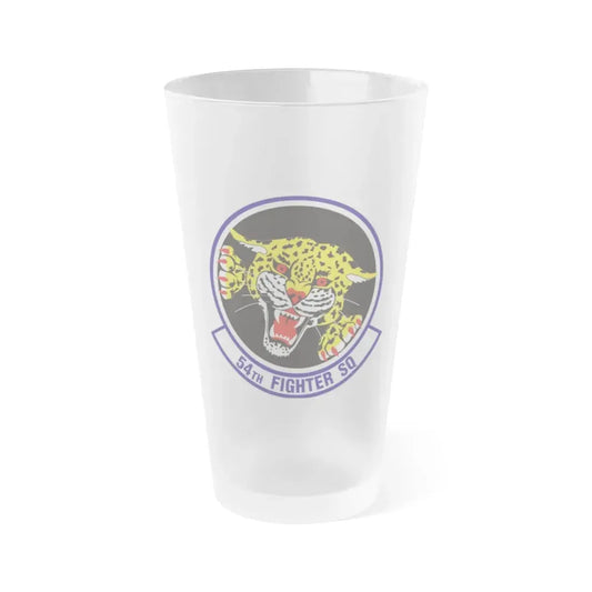 54th Fighter Squadron (U.S. Air Force) Frosted Pint Glass 16oz Default Title - Go Mug Yourself