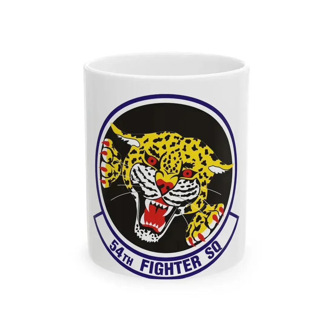 54th Fighter Squadron (U.S. Air Force) White Coffee Mug 11oz - Go Mug Yourself