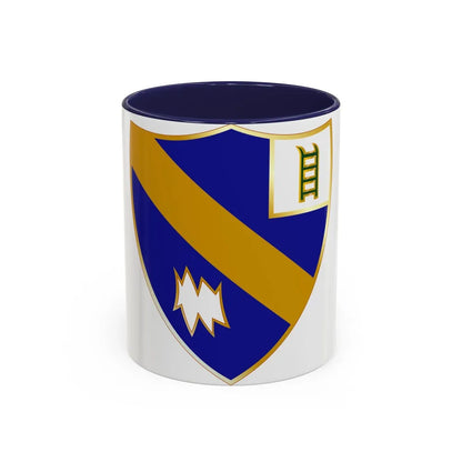 54th Infantry Regiment (U.S. Army) Accent Coffee Mug-11oz-Navy-Go Mug Yourself