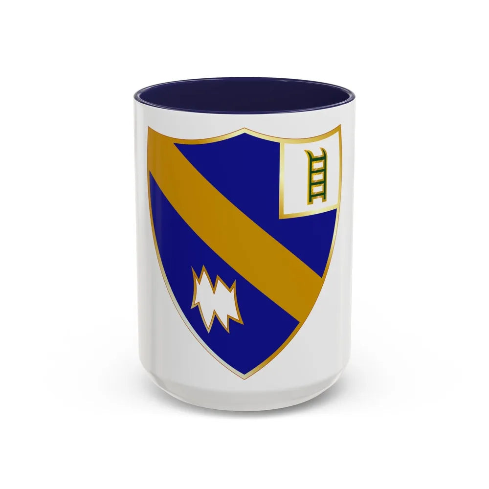 54th Infantry Regiment (U.S. Army) Accent Coffee Mug-15oz-Navy-Go Mug Yourself