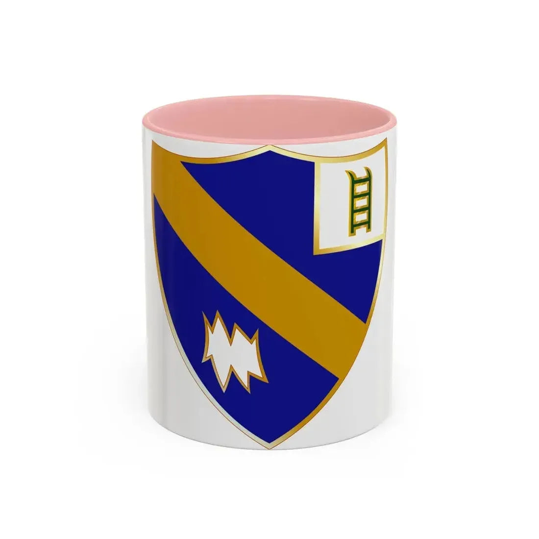 54th Infantry Regiment (U.S. Army) Accent Coffee Mug 11oz Pink - Go Mug Yourself