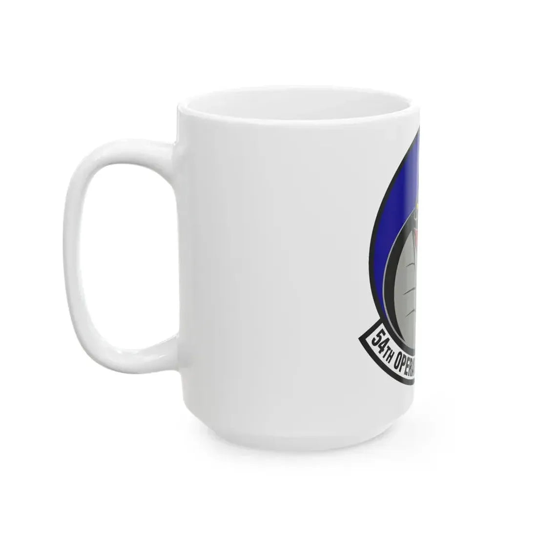 54th Operations Support Squadron (U.S. Air Force) White Coffee Mug - Go Mug Yourself