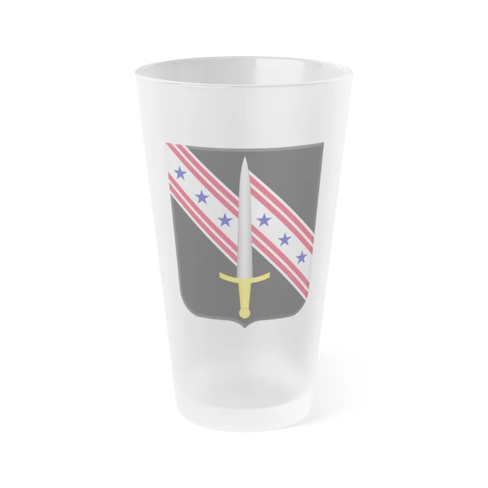 54th Security Force Assistance Brigade 2 (U.S. Army) Frosted Pint Glass 16oz-Go Mug Yourself