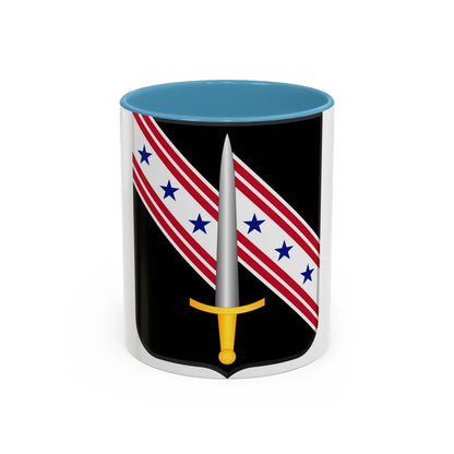 54th Security Force Assistance Brigade 2 (U.S. Army) Accent Coffee Mug 11oz Light Blue - Go Mug Yourself