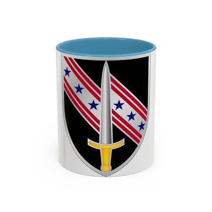 54th Security Force Assistance Brigade (U.S. Army) Accent Coffee Mug 11oz Light Blue - Go Mug Yourself
