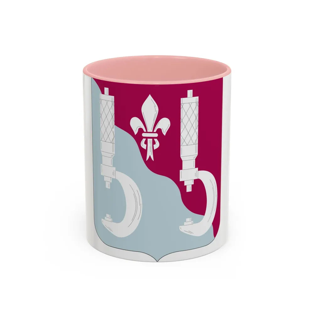 55 Maintenance Battalion (U.S. Army) Accent Coffee Mug-11oz-Pink-Go Mug Yourself