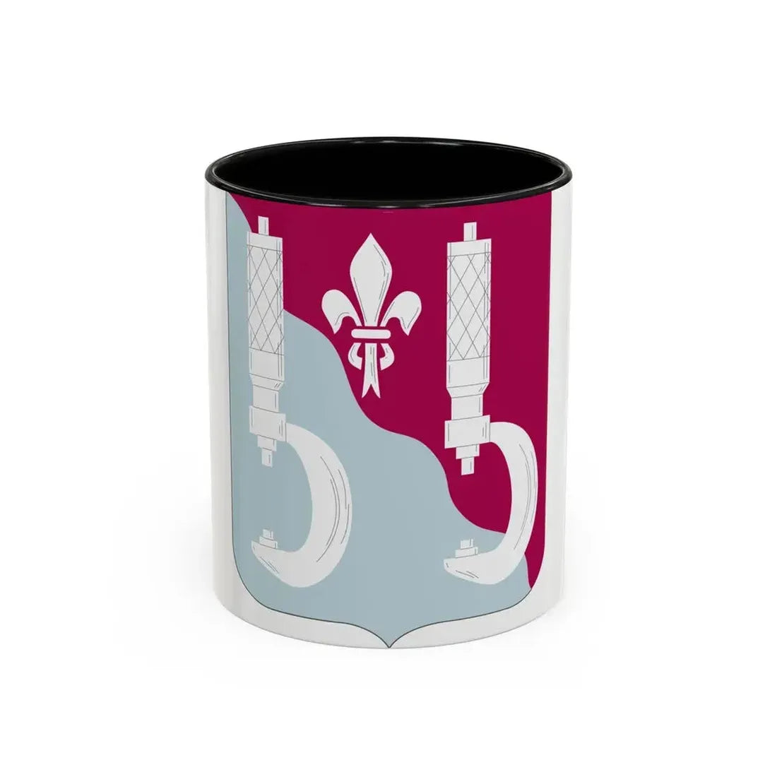 55 Maintenance Battalion (U.S. Army) Accent Coffee Mug 11oz Black - Go Mug Yourself