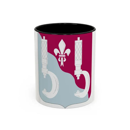 55 Maintenance Battalion (U.S. Army) Accent Coffee Mug 11oz Black - Go Mug Yourself