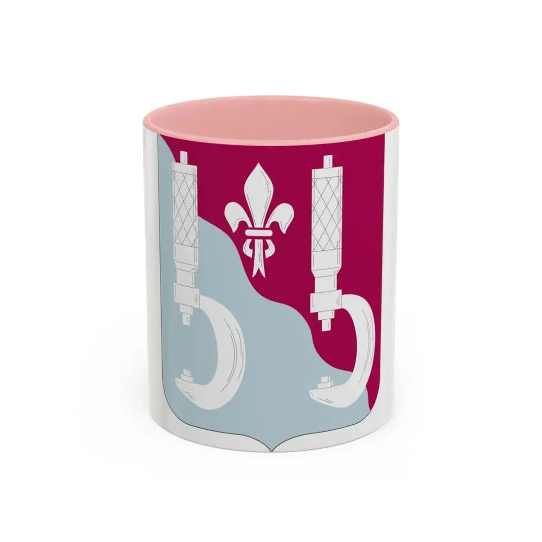 55 Maintenance Battalion (U.S. Army) Accent Coffee Mug 11oz Pink - Go Mug Yourself