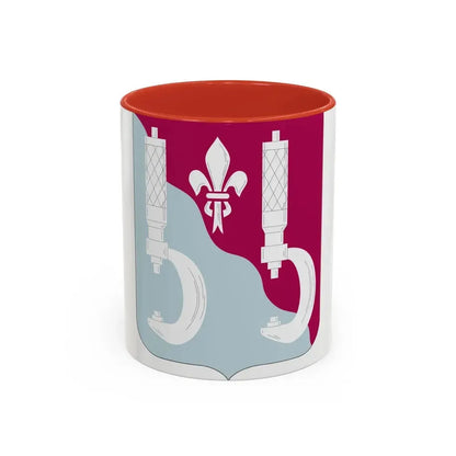 55 Maintenance Battalion (U.S. Army) Accent Coffee Mug 11oz Red - Go Mug Yourself