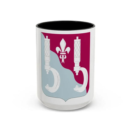 55 Maintenance Battalion (U.S. Army) Accent Coffee Mug 15oz Black - Go Mug Yourself