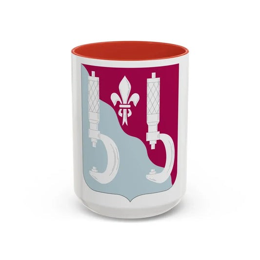 55 Maintenance Battalion (U.S. Army) Accent Coffee Mug 15oz Navy - Go Mug Yourself