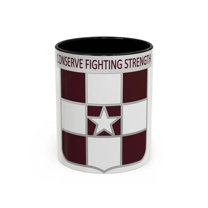 55 Medical Group (U.S. Army) Accent Coffee Mug 11oz Black - Go Mug Yourself