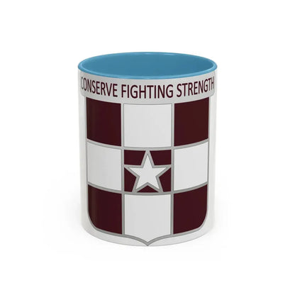 55 Medical Group (U.S. Army) Accent Coffee Mug 11oz Light Blue - Go Mug Yourself