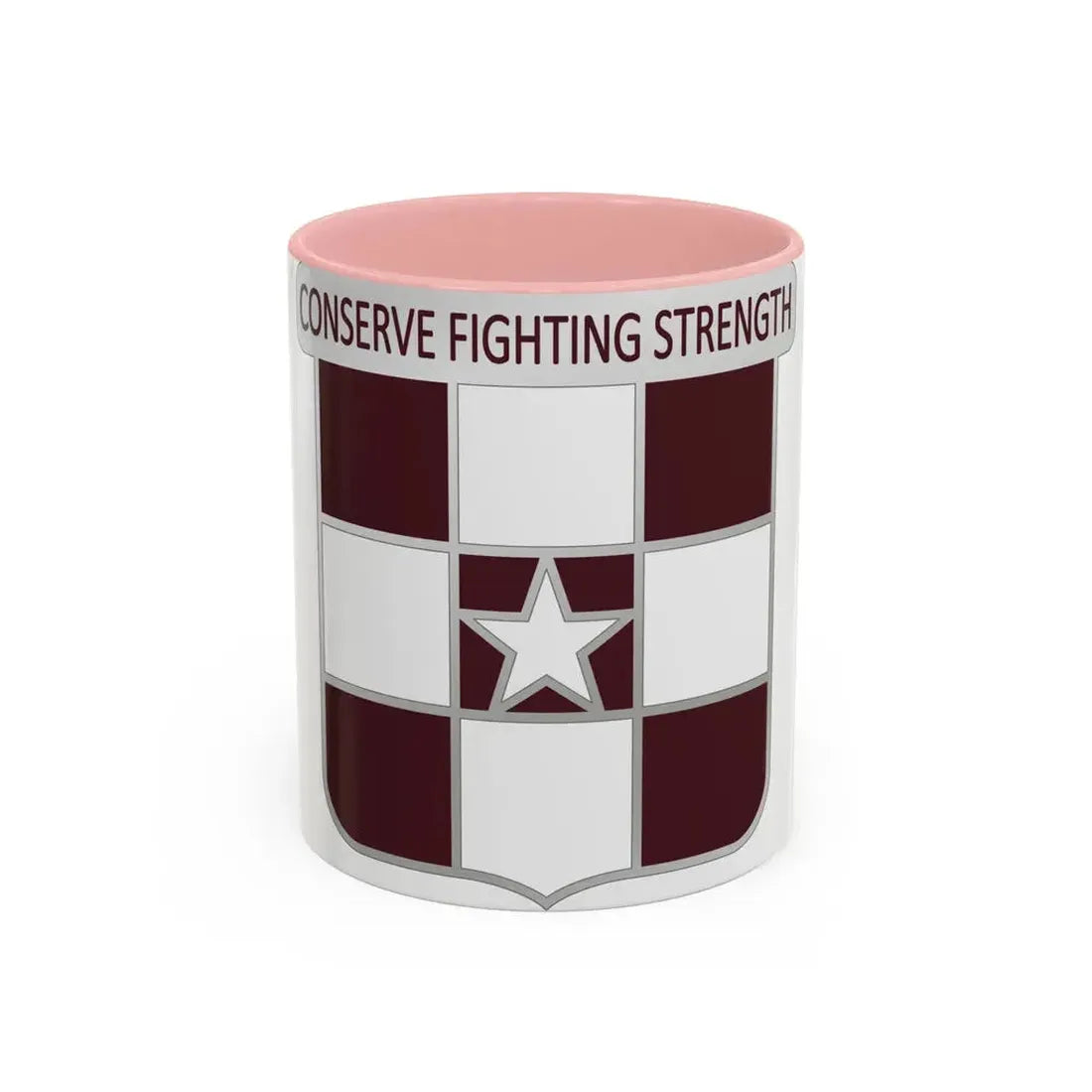 55 Medical Group (U.S. Army) Accent Coffee Mug 11oz Pink - Go Mug Yourself